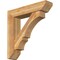 Ekena Millwork Balboa Slat Rough Sawn Bracket w/ Offset Brace, Western Red Cedar, 8"W x 36"D x 36"H BKT0806X36X36BOA06RWR - alternate 1